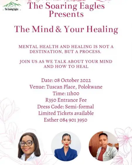 Come join us we ll be talking all things mental health.

On this day,I ll be talking a