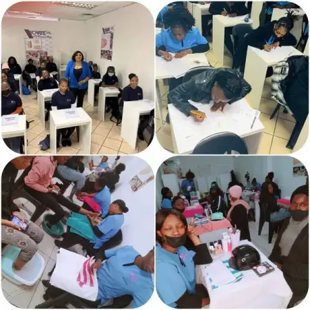 YOVATEBEAUTY.CO.ZA
YBA students
Learning and Practicing their skills
L