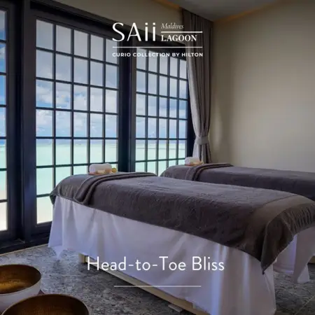 SAIIRESORTS.COM
Head-to-Toe Bliss
Book Now
 