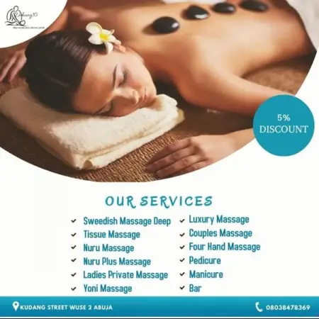 You deserve a royalty treatment..

WE offer spa, hotel, and home service in