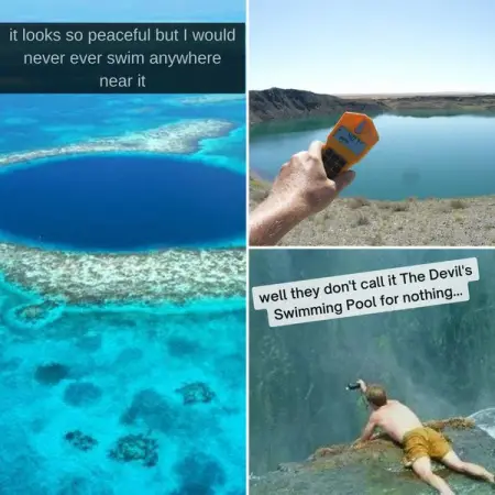 These places make us reconsider ever taking a swim.