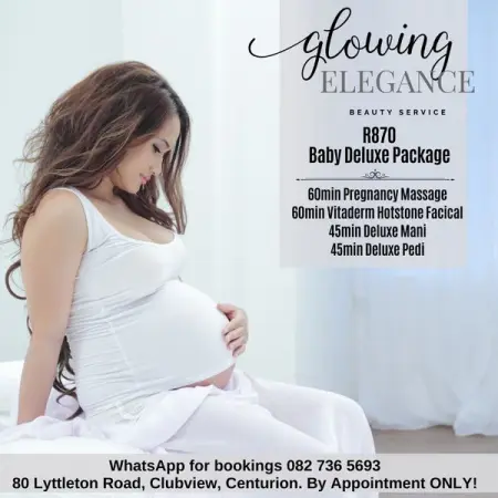Glowing Elegance is located in Centurion. Time to have a treat and rest your feet, with ou