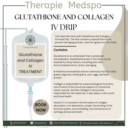 Our Newly Re-inforced Collagen  Glutathione IV Drip Treatment A.K.A Beauty Boost 