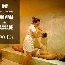 UN HAMMAM RYL 15 MN MASSAGEGOMMAGEMASQUE DU CORPS A L ARGILE PARFUME OU A CHOCOL