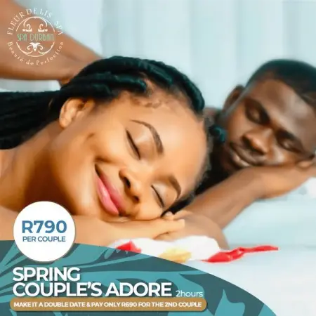 Spring Couples Adore 2hours
Spoil yourself with an indulgent day of tranquil