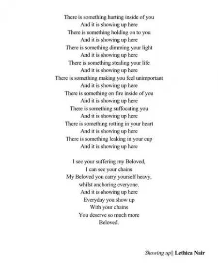 In my life I guess I am learning to find balance in allowing myself to wal