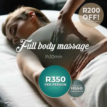 Let go of all your stress and tension from top to toe with our soothing Full Body S