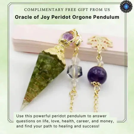 Find your path to healing and success. Get your Free Oracle of Joy Peridot Or