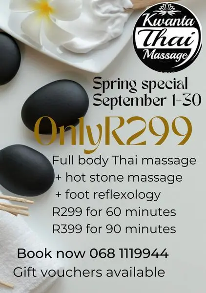 Spoil yourself and your love one on spring season

Spring Special  1-30 September