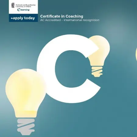 ELEARNINGUOA.ORG
Certificate in Coaching
The perfect course for managers, e