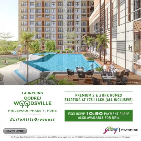 Launching Godrej Woodsville Hinjewadi Phase 1, Pune of Hinjewadi, Pune
Exclusive 1090 P
