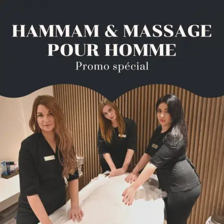 Offrez vous messieurs, le meilleur du Hammam et Massage pour Hommes  Temara. Une