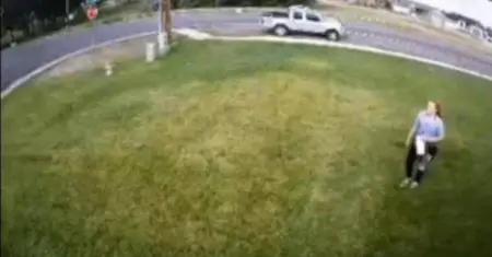 This homeowner got some petty revenge on people who kept cutting across his l