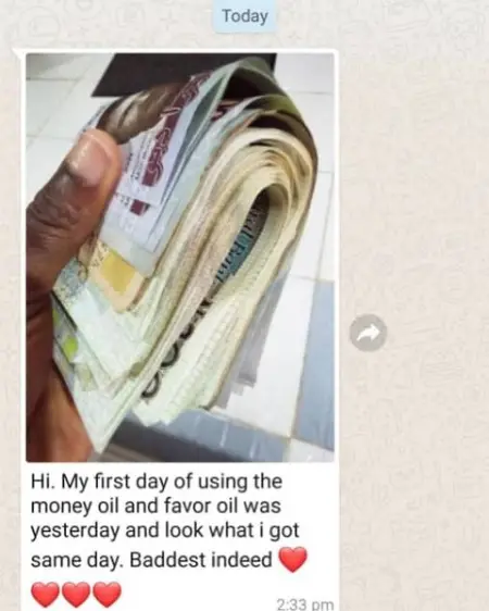 When I tell you Get money oil you still doubting

For products recommendation and order pl