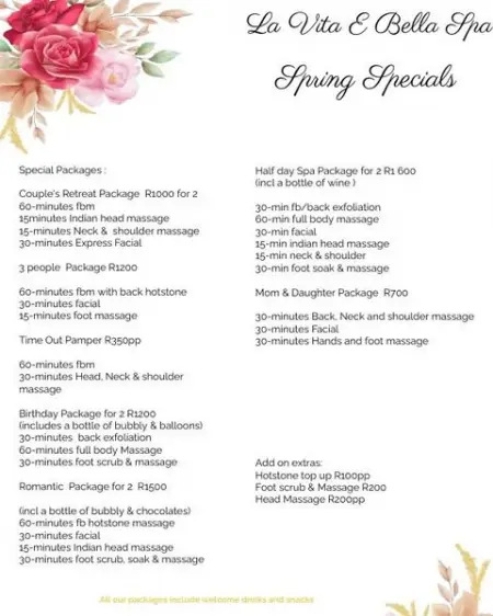 Spa Days are a necessity not a luxury..... Callwhatsapp 068 082 2050 for bookings 