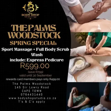 Body Shop Studio The Palms Woodstock

World-class pampering should always