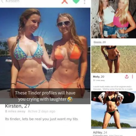 Here are 45 funny Tinder profiles that will crack you up and make you wish you could find 