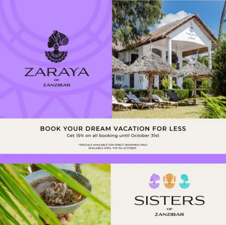 SISTERSOFZANZIBAR.COM
Zaraya of Zanzibar
Book Now
 