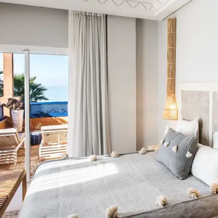 Paradis Plage is a dreamy paradise nestled between the Atlas Mountains and a 