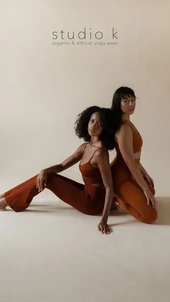 Shop consciously with Studio K.
 Low Impact Dyes
 OrganicRecycled Fabrics
 Plastic 