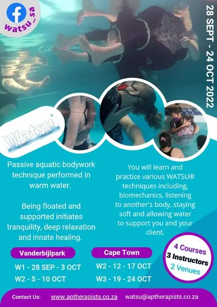 Assist your clients to ease pain and stiffness. Learn Aquatic Bodywork