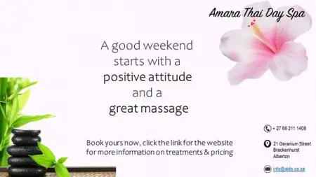 Have a relaxing weekend. Visit our website at
www.atds.co.za or send us 