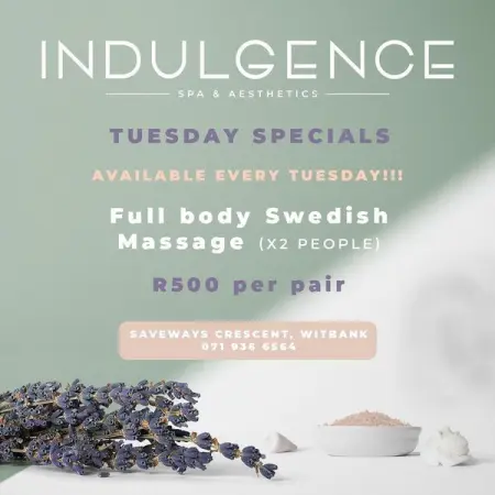 API.WHATSAPP.COM
Indulgence Spa  Aesthetics
Tuesday Special
Send WhatsApp Message
Tuesday S