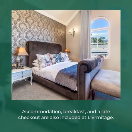 WWW.LERMITAGE.CO.ZA
Enjoy Luxury Accommodation
Breakfast, and a late checkout also in