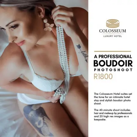 BIT.LY
Boudoir Shoot R1800
Book Now
 