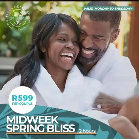 Midweek Spring Bliss 2hours
You will enjoy the stress-relieving benefits of a