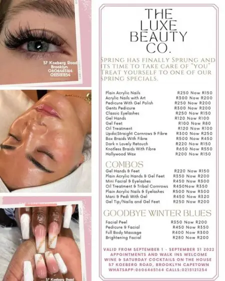 Spring has finally Sprung and its time to take care of YOU Treat yourself to o