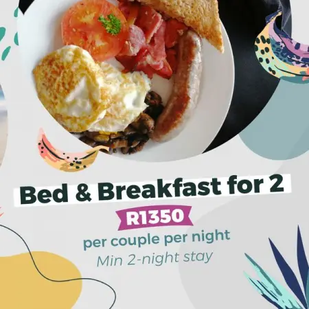 FB.ME
Bed  Breakfast for 2  R1350 per couple per night
Book Now
 