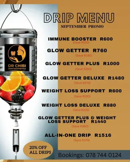   

Get your IV Boost this month September at a discounted price
20 off all our dr