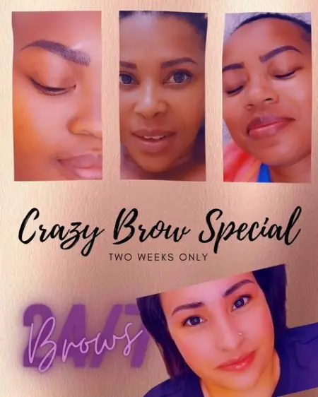 Wake Up to Make Up - Lets give you BROWS
Water, Smudge and Sweatproof. Crazy Specials for Tw