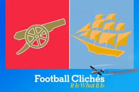 This week in the Football Cliches column a battle royale of club crests, Rodris 98 pa
