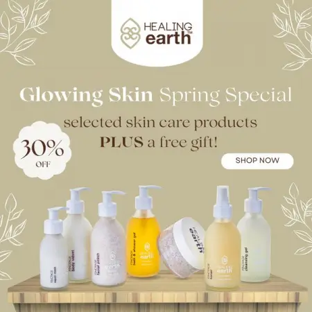 HTTPSHEALINGEARTH.CO.ZAPRODUCTSGLOWING-SKIN-S...
30 OFF PLUS FREE GIFT!
Sho