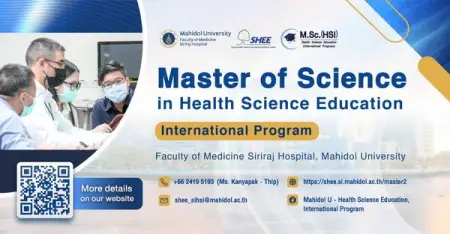 M.Sc.HSI aims to create expertise in the provision of education in health sciences edu