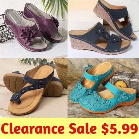 OMG I  This! Comfy Womens Platform SandalsSoftComfyRelieve Physical Pain When Walking Super 