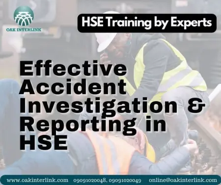 Boost your CV! Enjoy up to 90 discount on our Effective Accident Investigation an