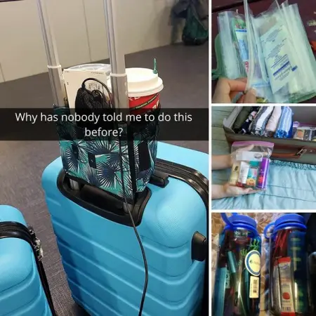 Useful packing hacks that could save us some room in the luggage and headache too