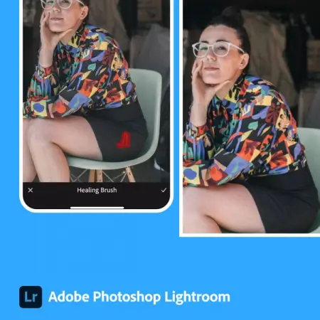 Use the Healing Brush to quickly clean up spots, blemishes, and other unwante