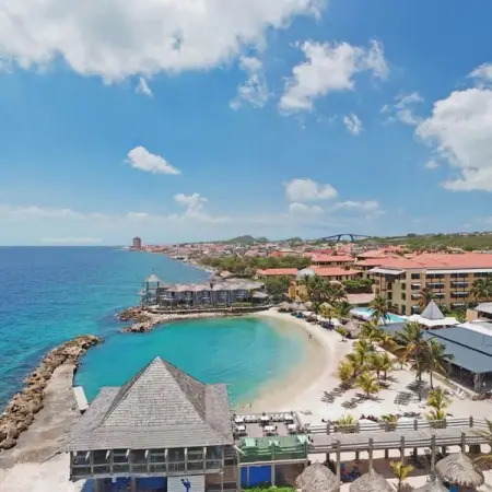 Two beaches are better than one 

Feel free to look around!
Avila Beach Hotel - Curacao
Lea