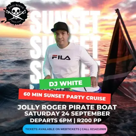 Wave your flag high and celebrate your heritage on the Jolly Roger Pirate Boat