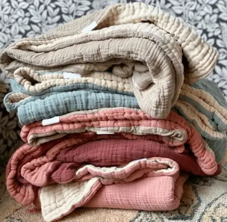 8 Layer Muslin Duvet

This unique muslin duvet is reversible and can be made in any two 