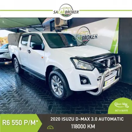 FB.ME
Contact Us
2020 Isuzu D-Max 3.0 automatic
Learn More
2020 Isuzu D-Max 3.0 automatic
