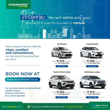 Pretoria, we cant wait to meet you!
Woodford is open for business in Hatfield. 
Click 