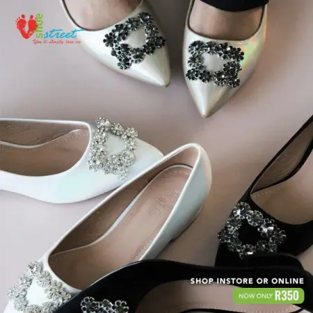These would look perfect on YOU The Lamara Aleska pump is now only R350. 