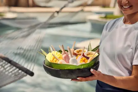 Join us at our poolside paradise that meets city sleek this summer at Four S