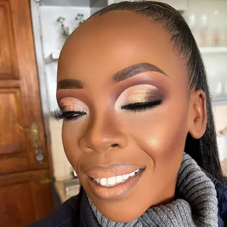 Brown skin is uniquely beautiful, as unique as the soul it holds within 

makeu