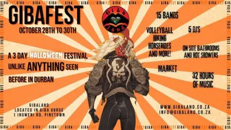 The next big Durban Festival has ARRIVED!

Gibaland proudly presents Gibafest! A 3 day mu
